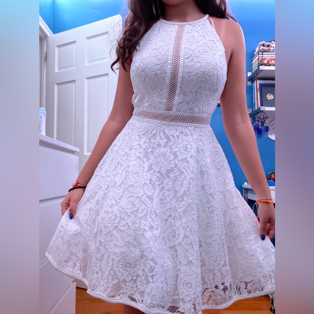 White Lacy Dress